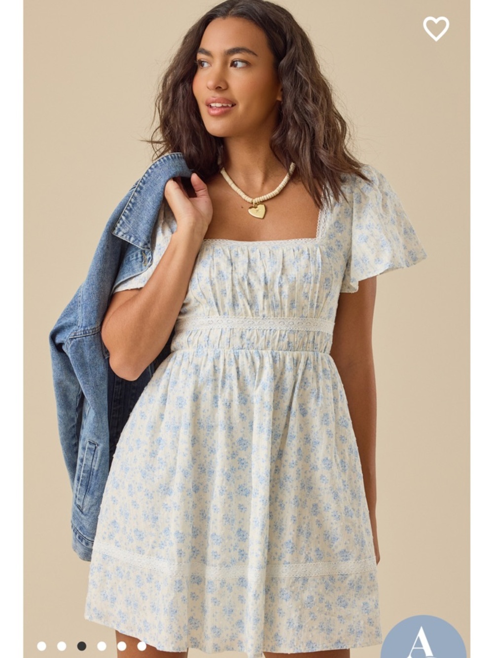 Mattie Flare Dress New with Tags Altar’d State - Picture 3 of 6